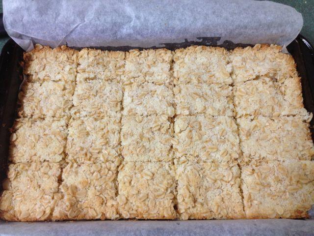 Oat Shortbread Slice