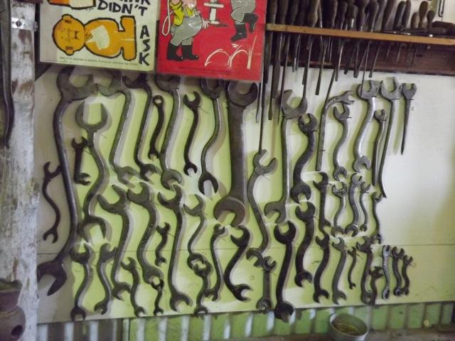 Has a passion for spanners, the older the better.