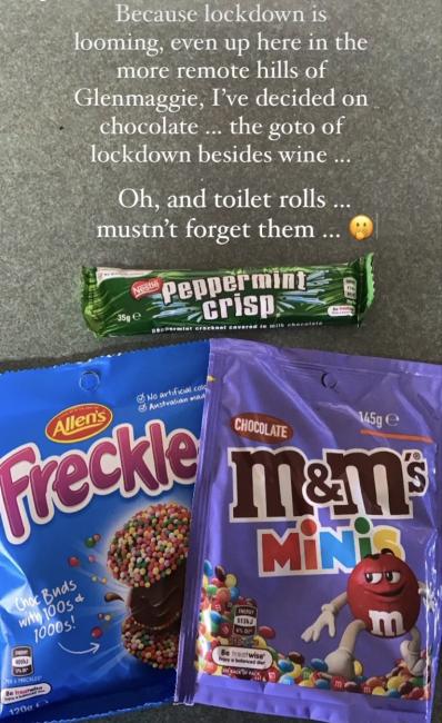 Freckles, M & M's and Peppermint Crisp