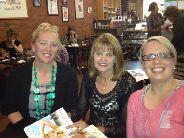 Finally for this posting with Megan and Michelle at the Collins Bookshop in Bairnsdale.