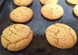 Butterscotch Button Biscuits