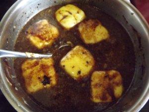 Bring to the boil and watch it like a hawk otherwise it’ll boil over (you’ll really hate me if that happens) and then simmer for a few minutes.