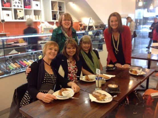 Kate Belle, me!, Jennifer Scoullar, Alison Stuart and Kathryn Ledson (standing)