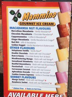 Mammino Gourmet Ice Cream Flavours