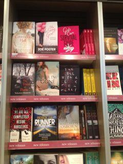 At the airport the following afternoon, I managed to find my book. You cannot imagine how exciting it is to see it up on the shelf. Gets me everytime. 