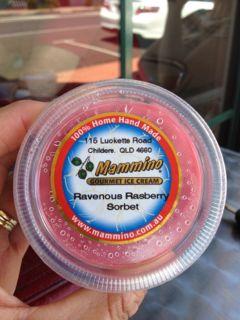 And just had to stop. The sorbet, I can assure you, is amazing.