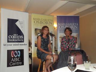 Celine Foenander from ABC Gippsland and I perched up on a pair of bar stools, and proceeded to have an even better time! 