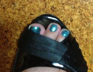 Painted toes...