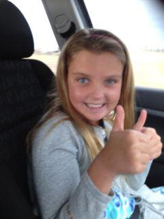 Our daughter was excited.