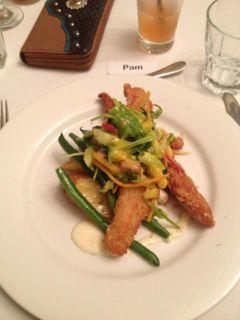 The food was absolutely delicious. 