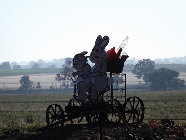 They're running a tad early for Easter and major league late for Christmas.