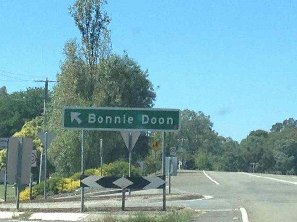 Boonie Doon sign