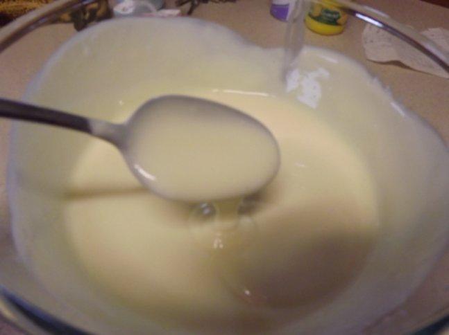 Then it thickens to this …