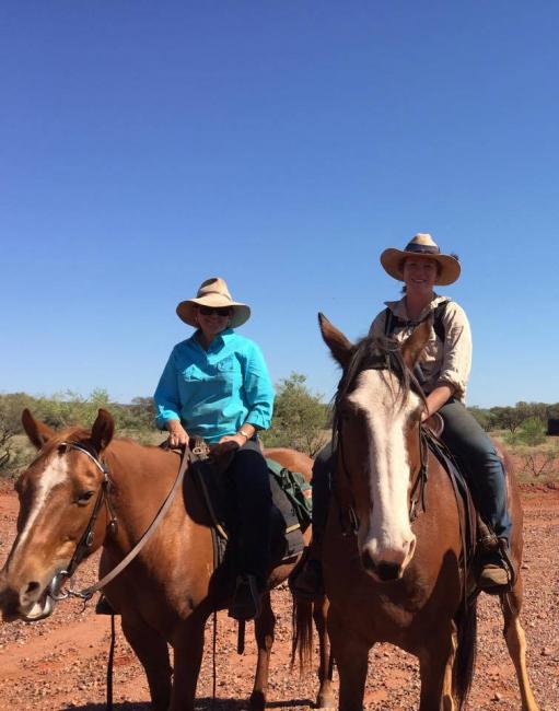 On Horse Back (with earrings of course!)