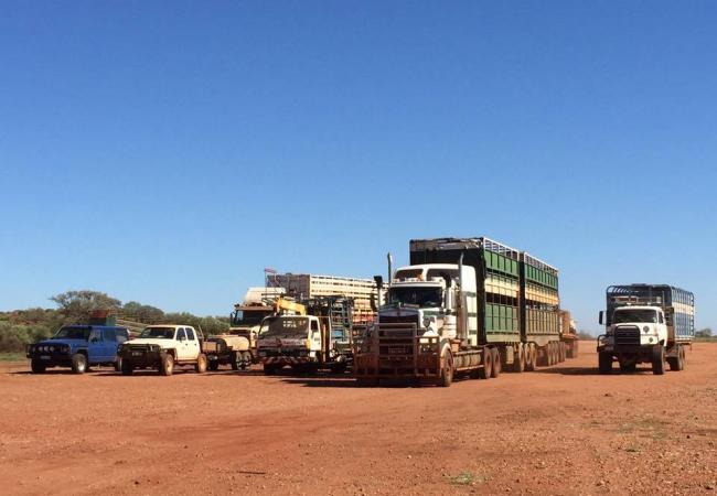 First Mustering Crew on its way out