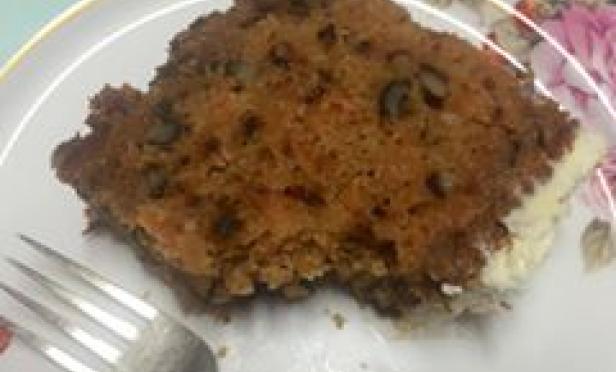 Carrot Cake Recipe enclosed